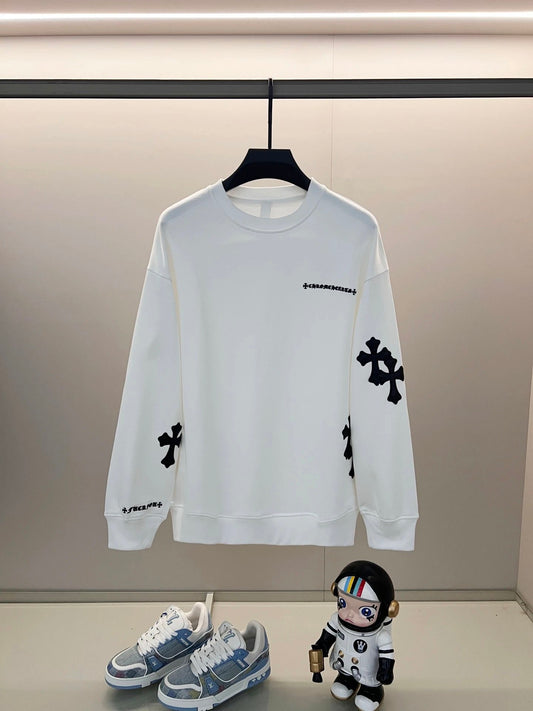 Chrome Hearts Cross Sweater White