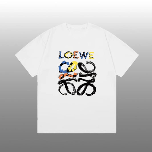 Loewe Multicolor Print T-shirt White