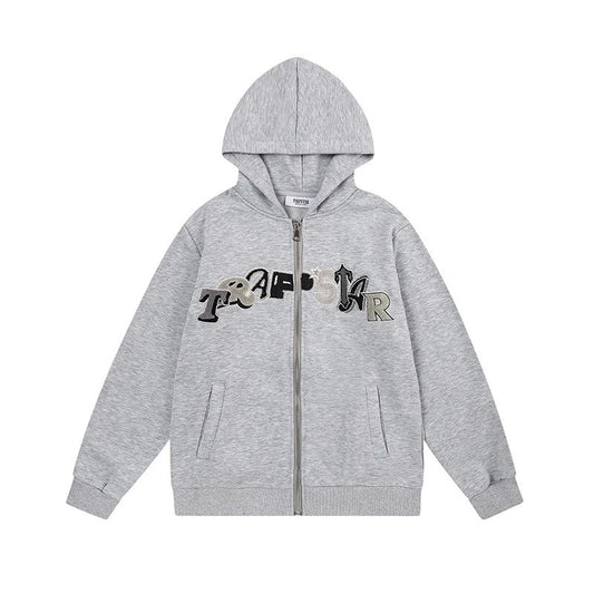 Trapstar Zip-Up Hoodie Grey