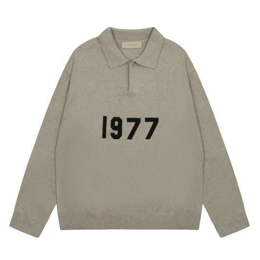 Essentials Fear of God 1977 Polo Longlseeve Grey