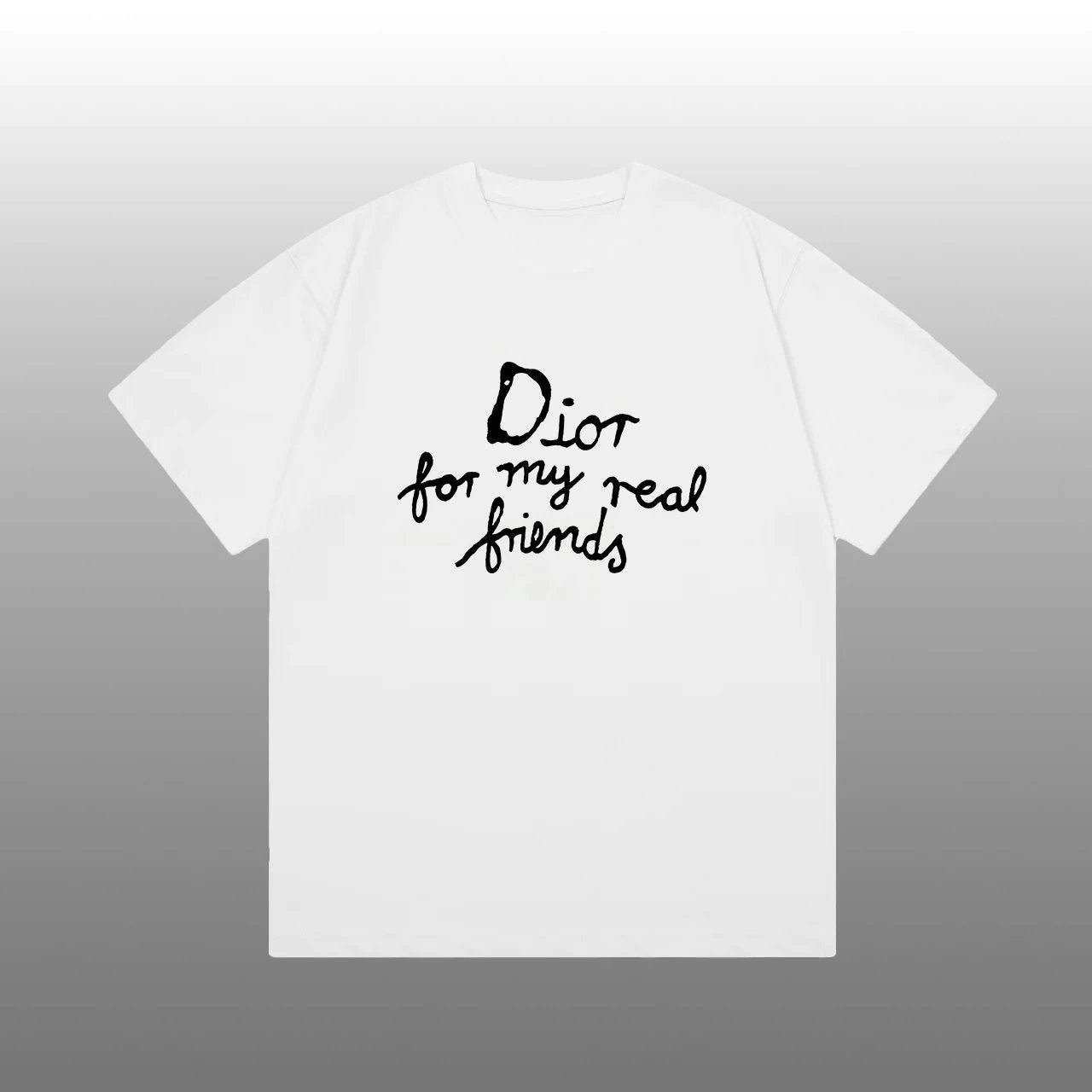 Dior for my real friends T-shirt White