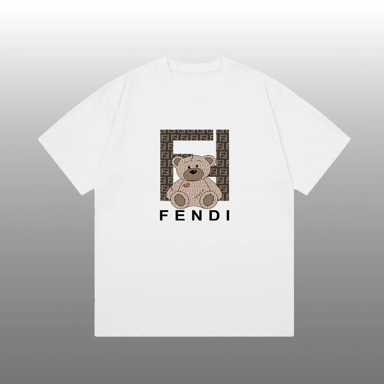 Fendi Blue Bear T-shirt White
