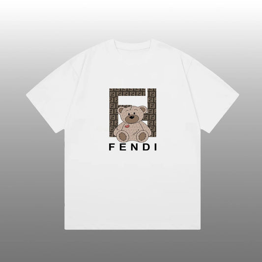 Fendi Blue Bear T-shirt White