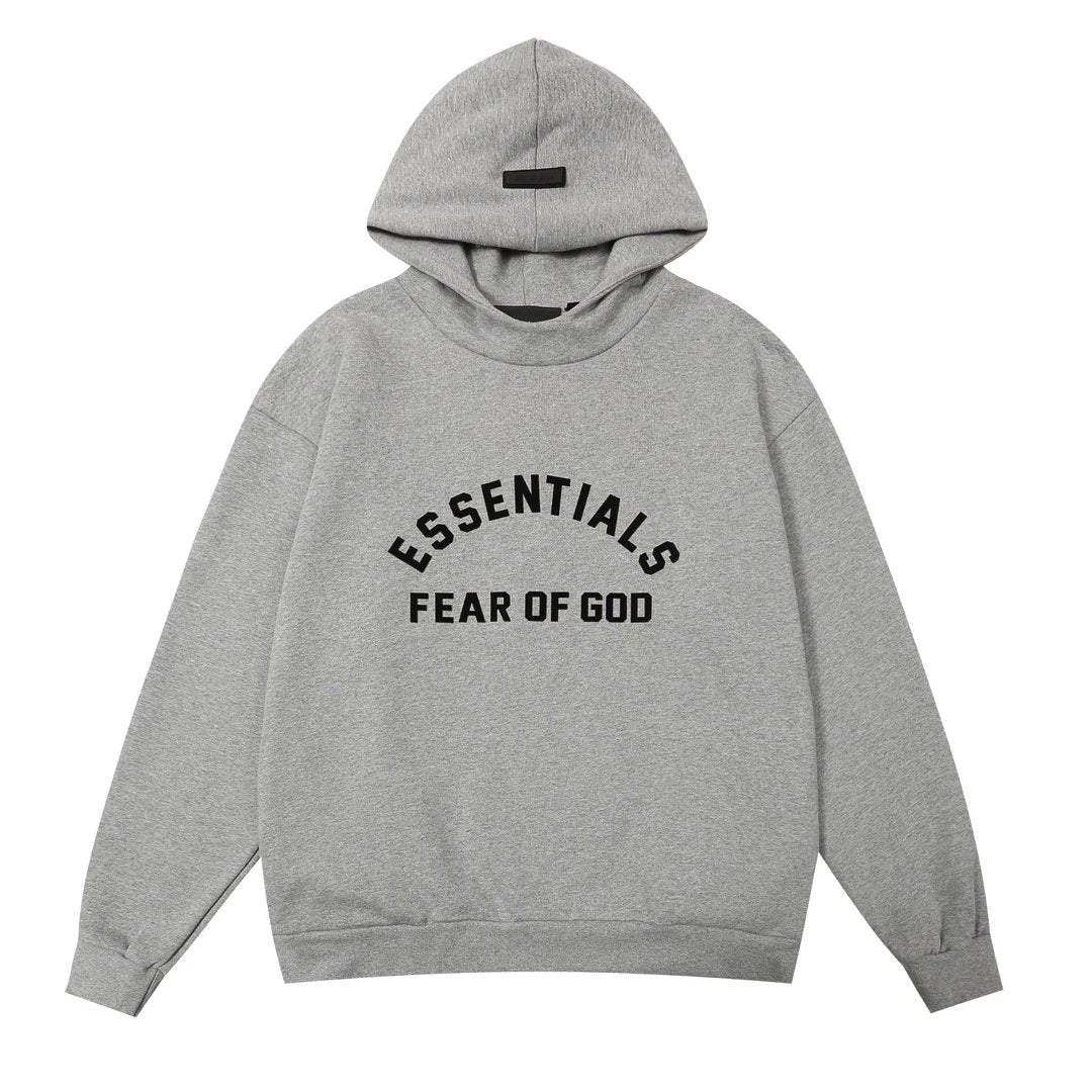 Essentials Fear of God College Hoodie Grey