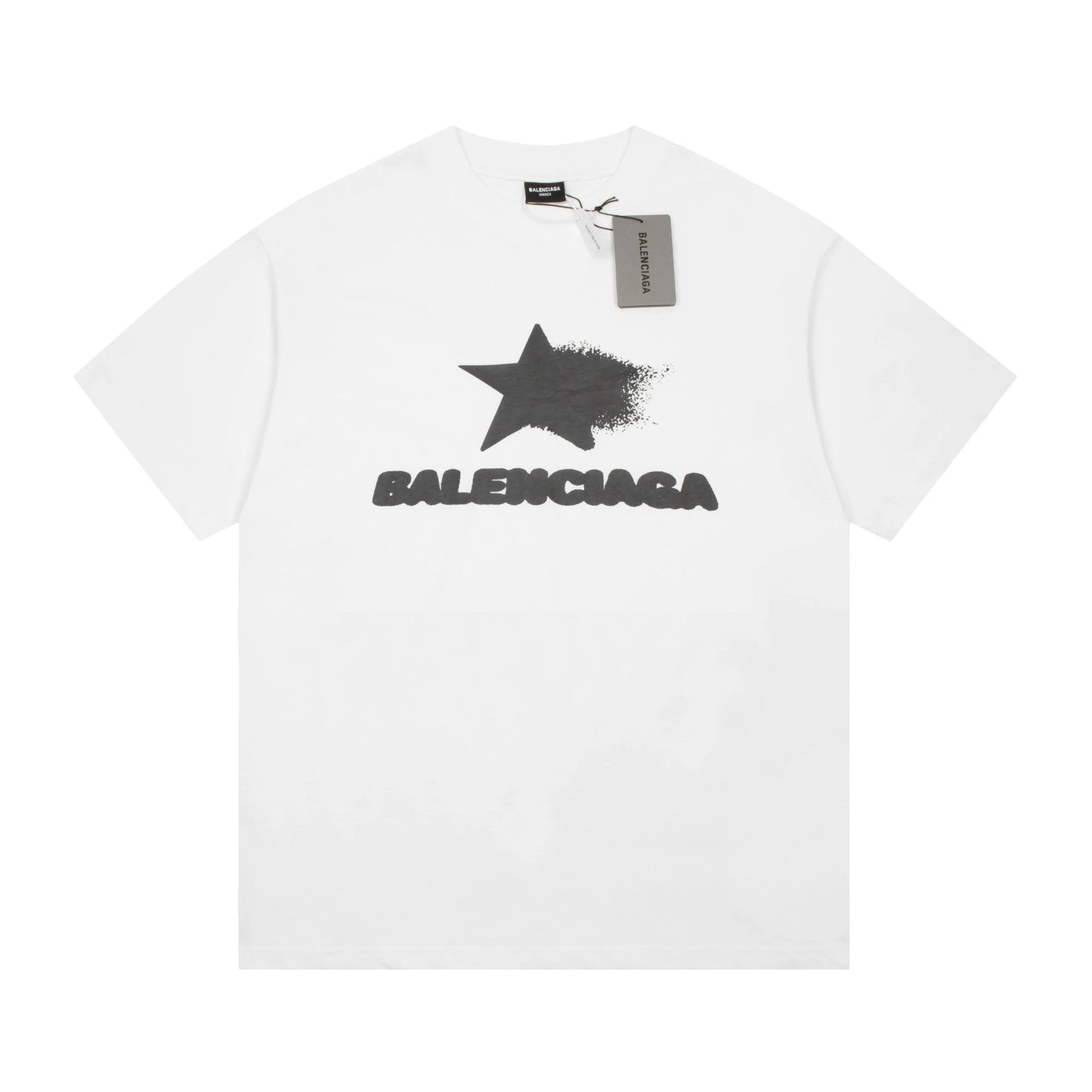 Balenciaga Blurred Star T-shirt White