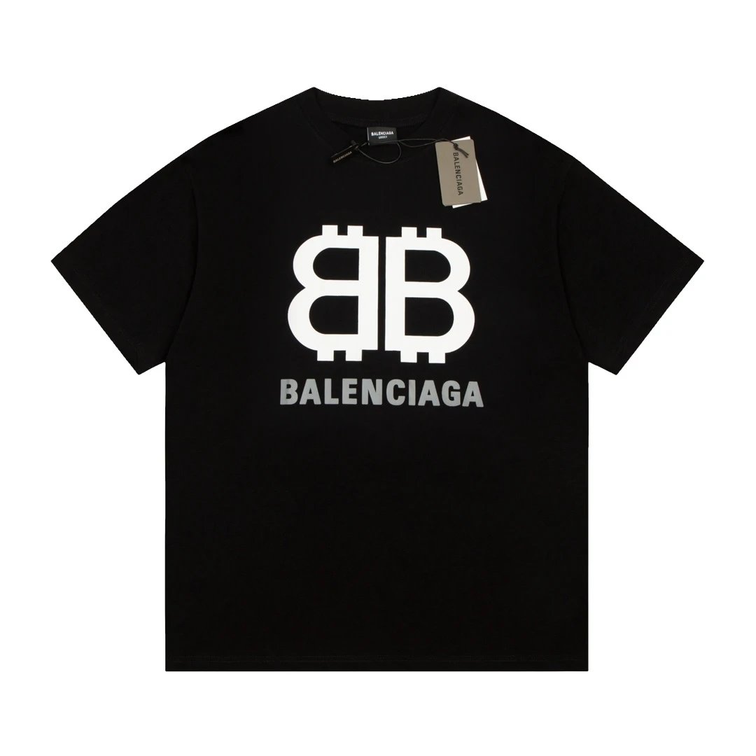 Balenciaga double B T-shirt Black