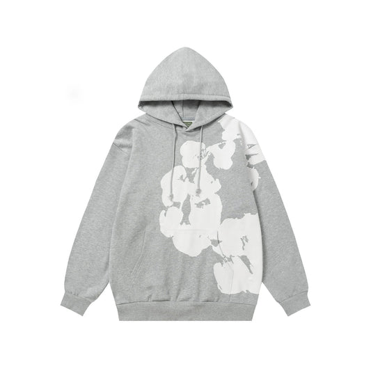Denim Tears Big Flower Icon Hoodie Grey