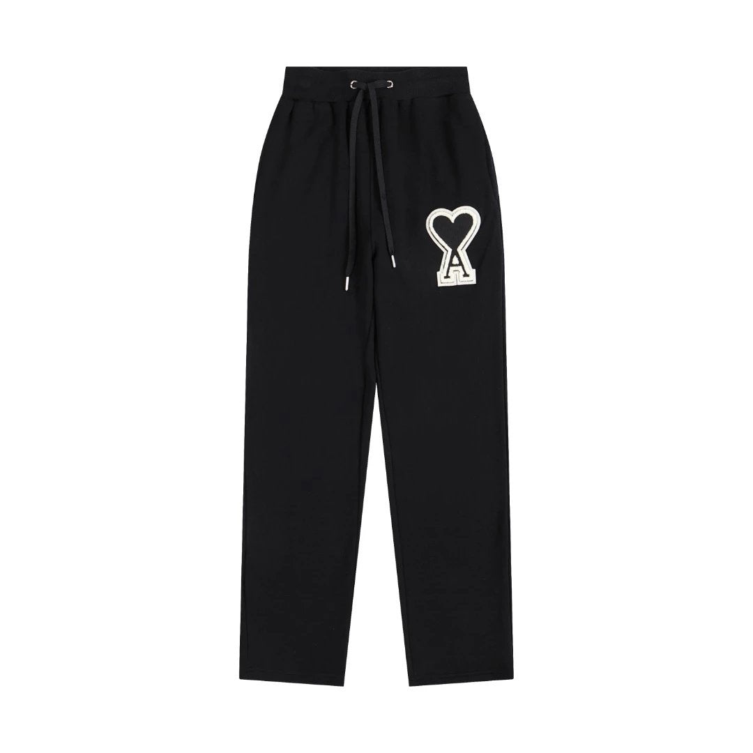 Ami paris Big Heart Jogger Black