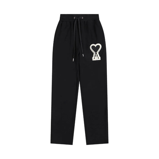 Ami paris Big Heart Jogger Black