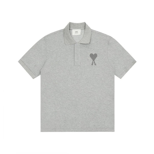 Ami Paris Polo shirt Grey (Big Icon)