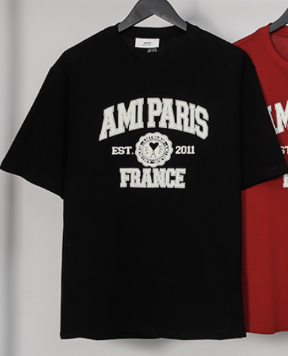 Ami Paris France T-shirt Black