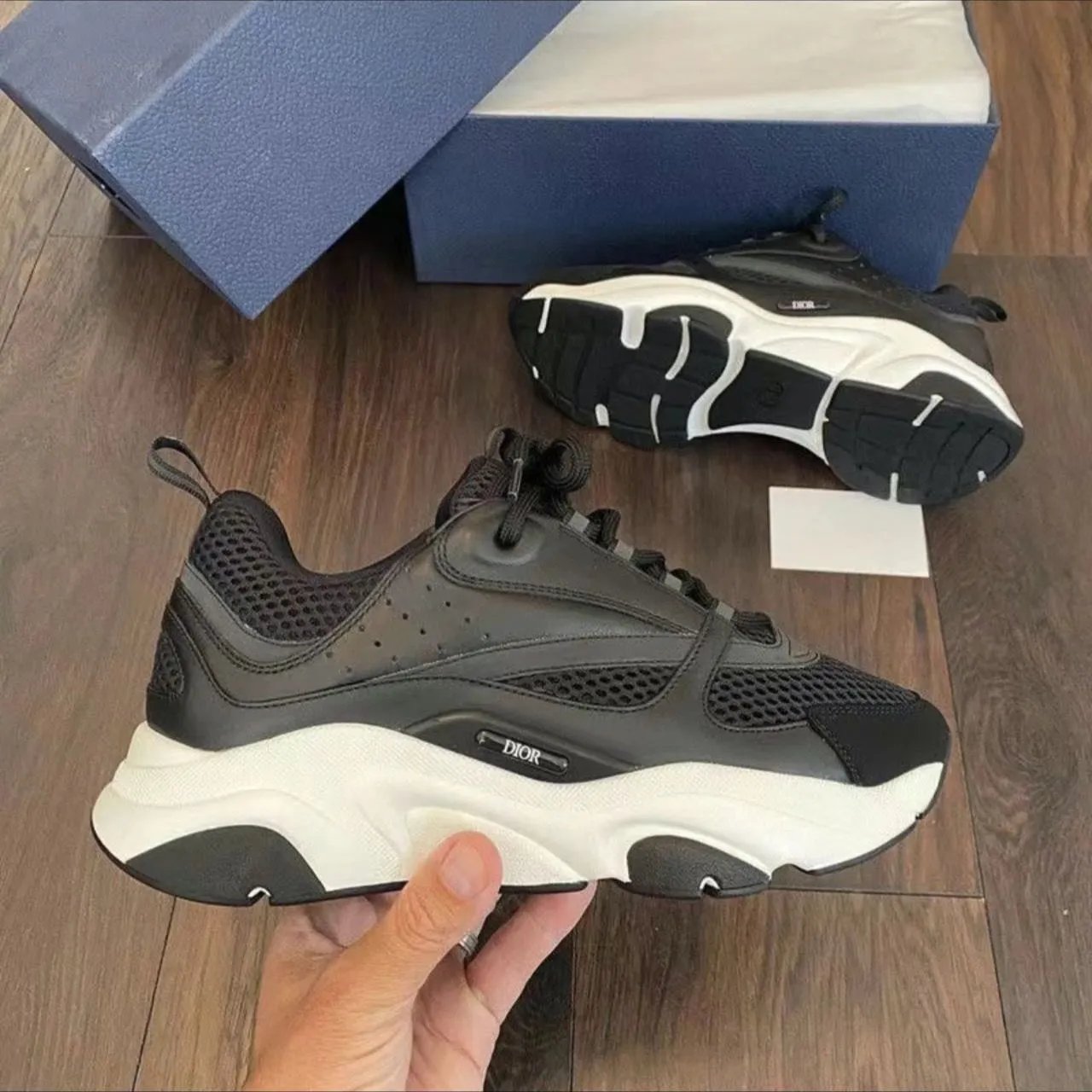 Dior B22 Black (White Sole)