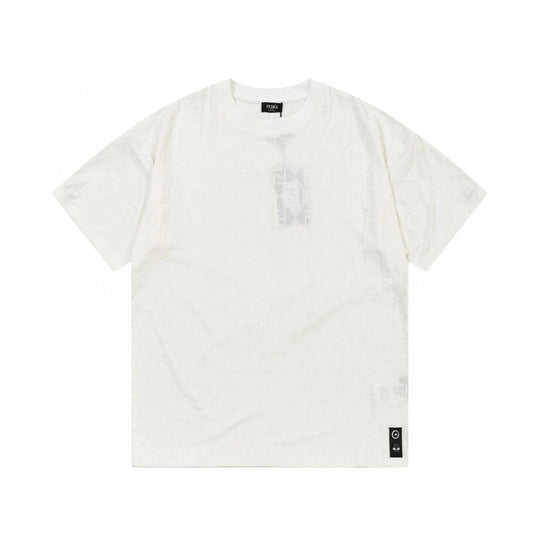 Fendi all over Monogram T-shirt White