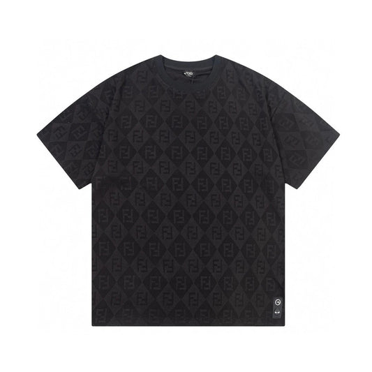 Fendi all over Monogram T-shirt Black