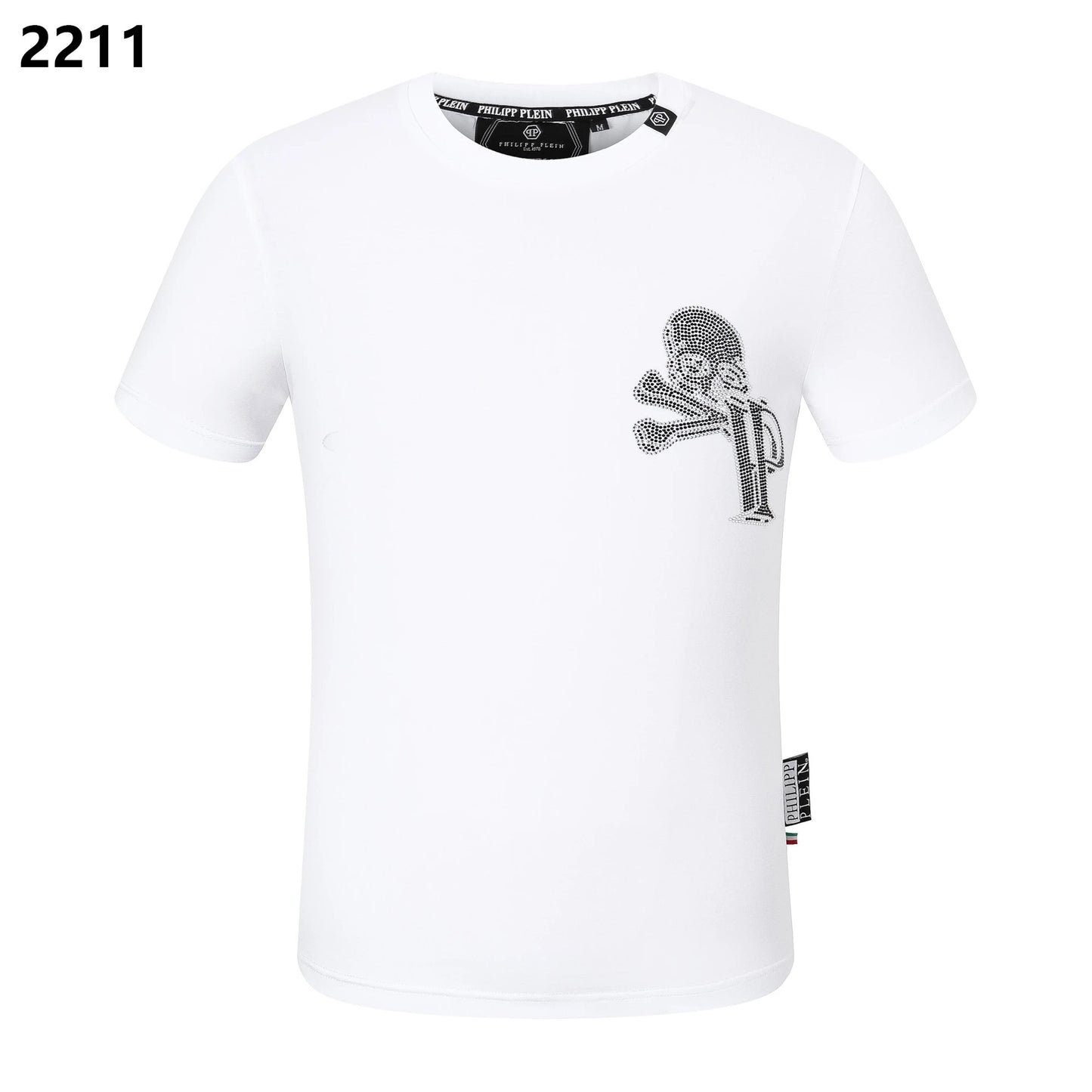 Philip Plein small P Skull T-shirt White