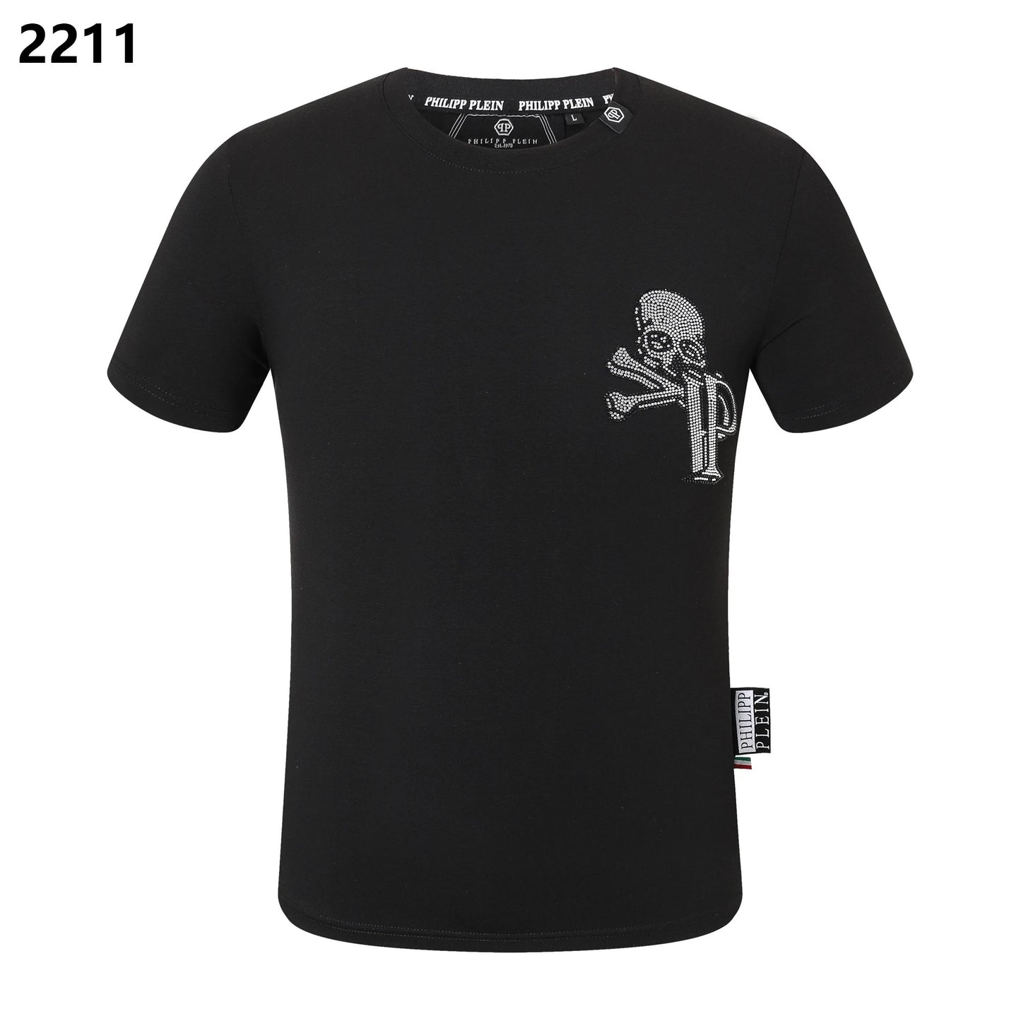 Philip Plein small P Skull T-shirt Black