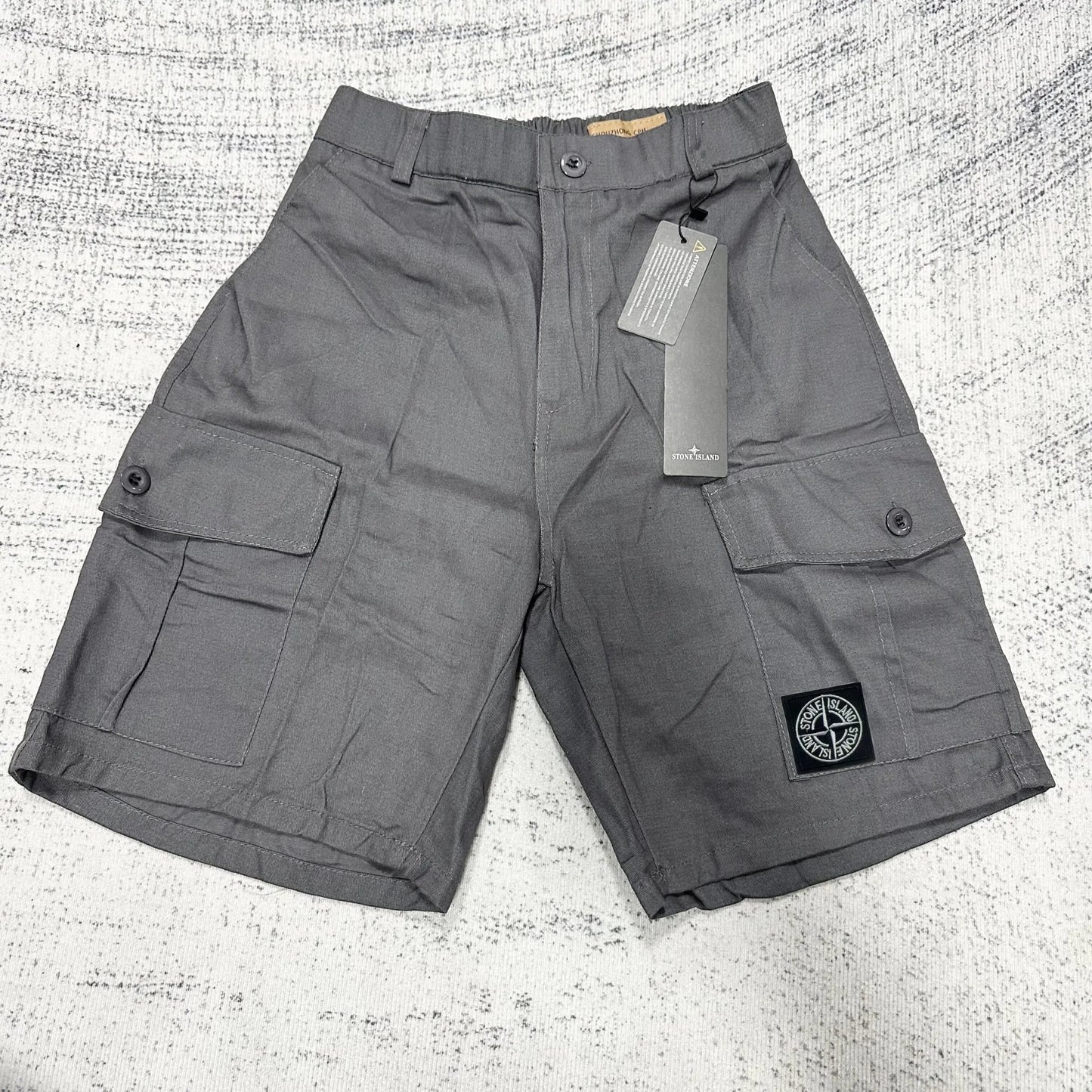 Stone Island Cargo Shorts Grey