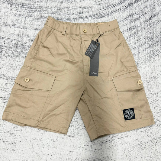 Stone Island Cargo Shorts Beige