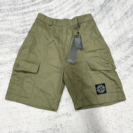 Stone Island Cargo Shorts Green