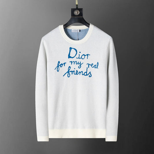 Dior for my real friends Sweater White