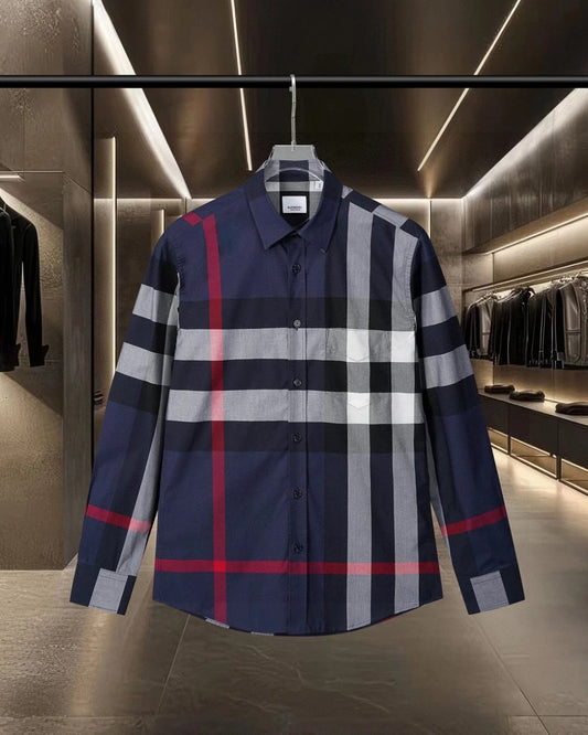 Burberry Crewneck Polo Longsleeve Blue