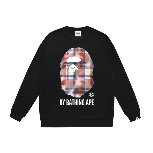 Bape Monogram icon Sweater Black