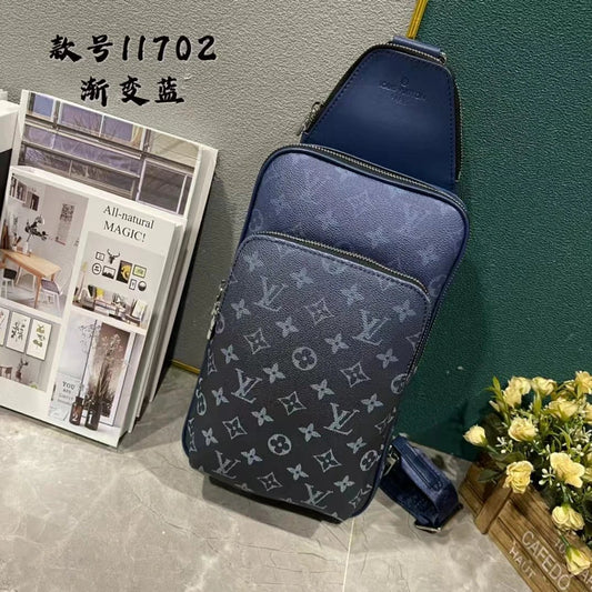 Louis Vuitton long Shoulder Bag Blue