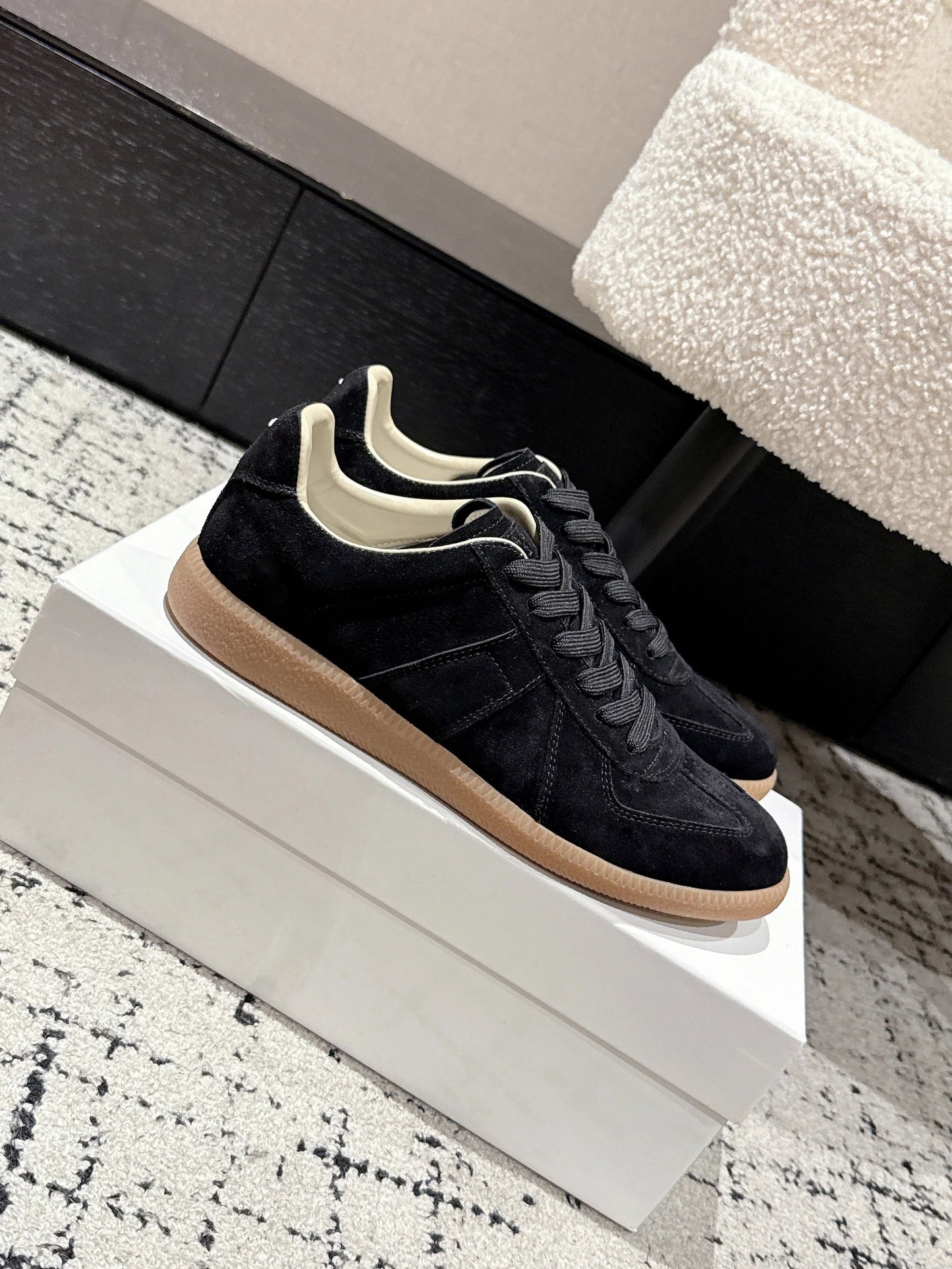 Maison Margiela GAT Black (Brown Sole)