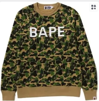 Bape 'BAPE' Sweater Camo