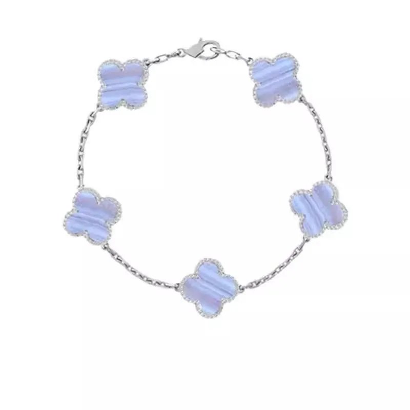 Van Cleef Bracelet Silver & Blue