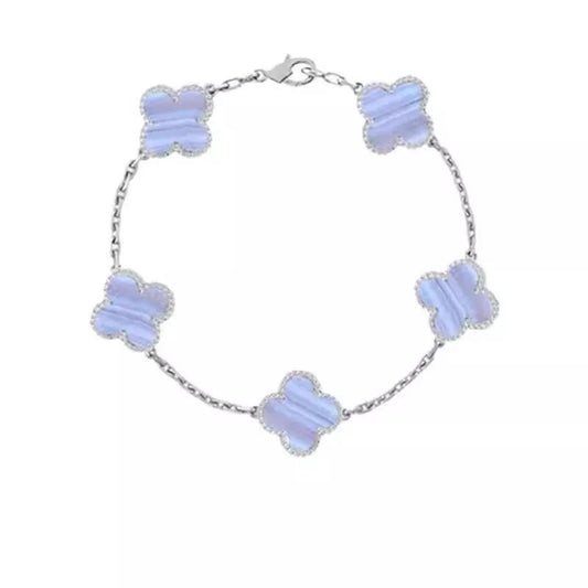 Van Cleef Bracelet Silver & Blue