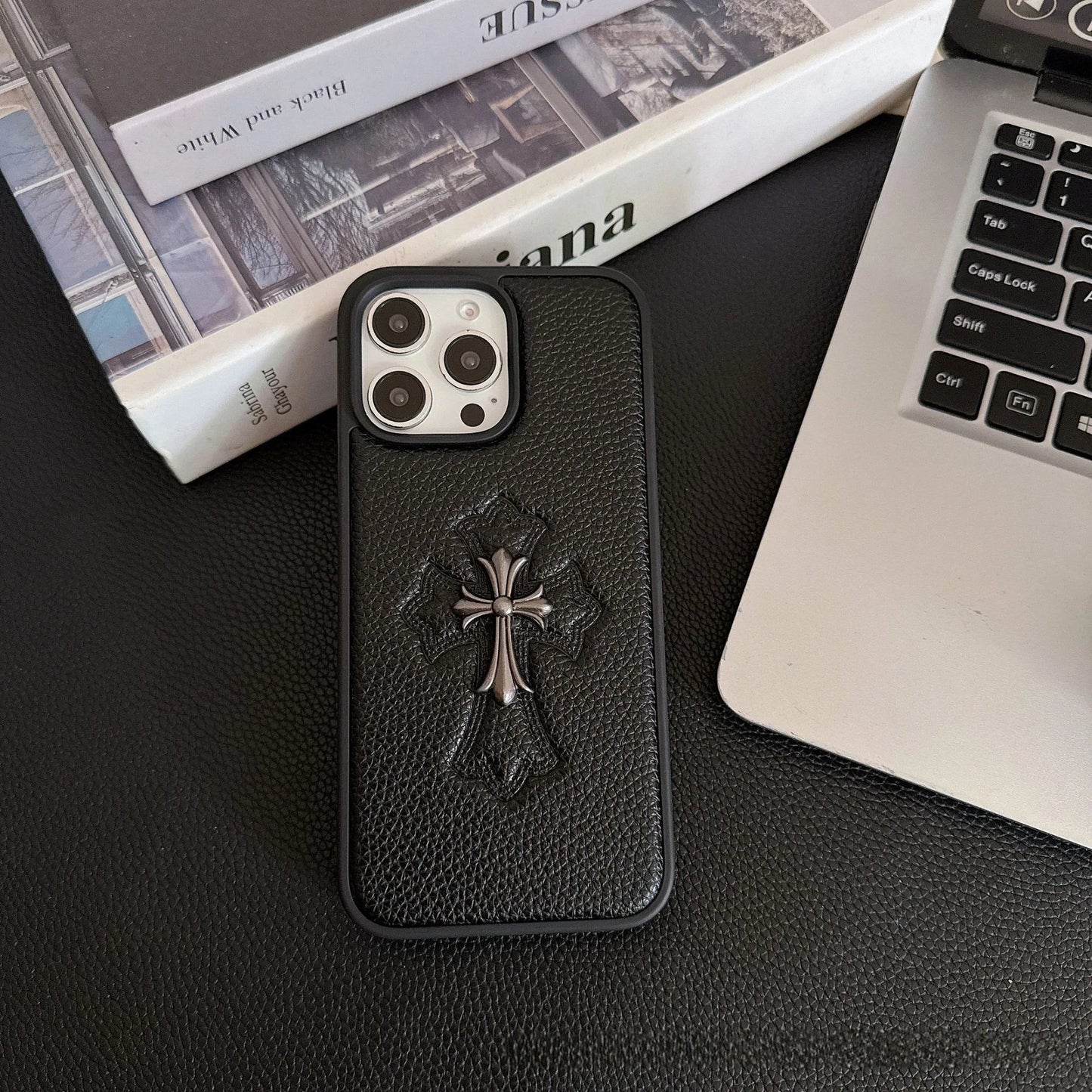 Chrome Hearts Phone Case Black