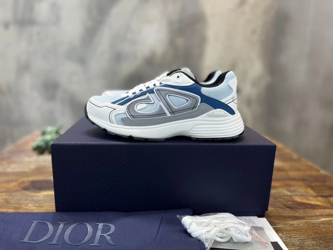 Dior B30 Light Blue White Blue