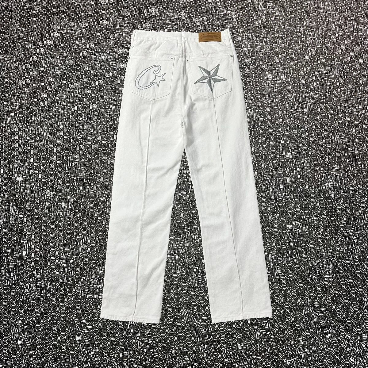 Corteiz C-Star Jeans White