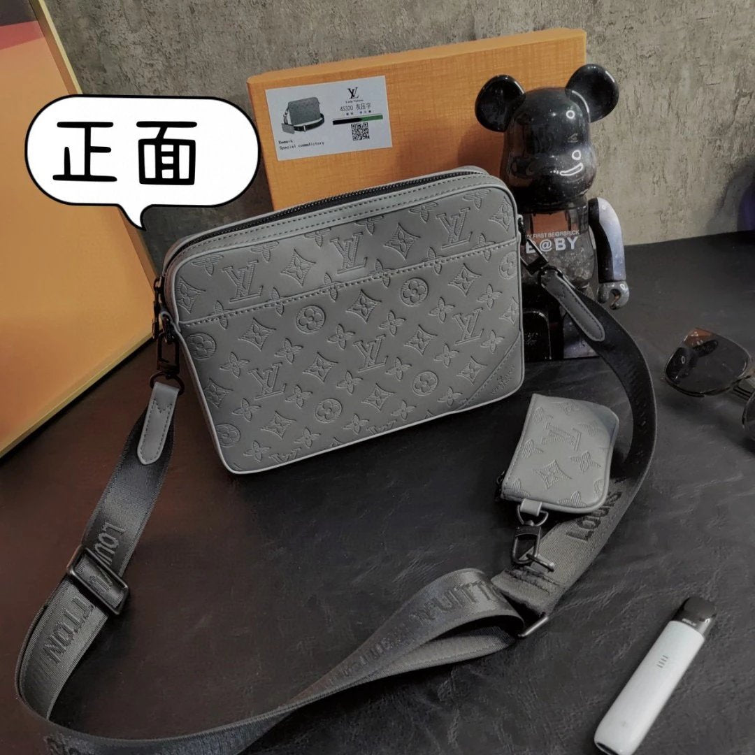 Louis Vuitton Crossbody Bag Grey smart