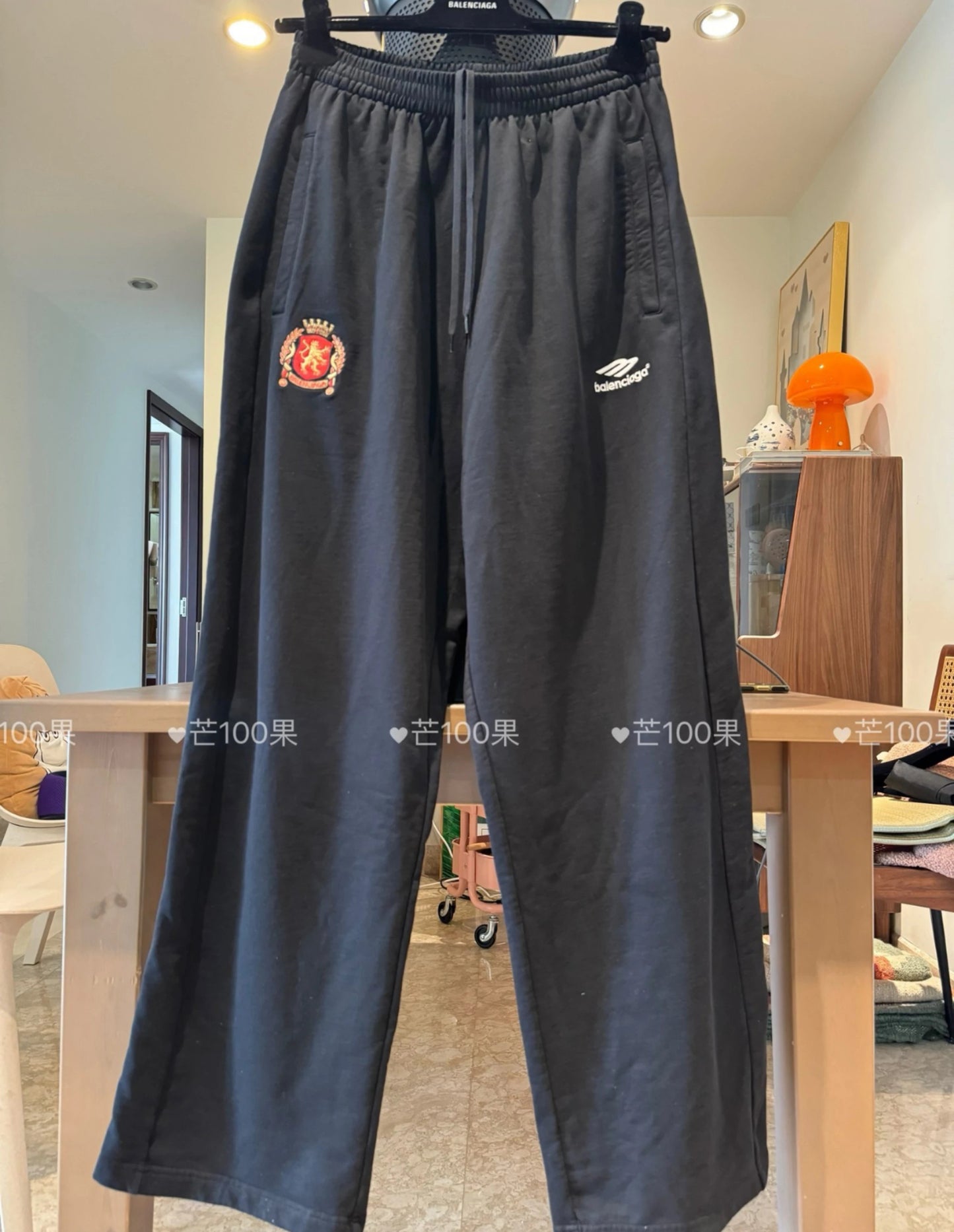 Balenciaga Soccer Sweatpants Black