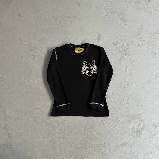Corteiz tiger Stars Longsleeve Black