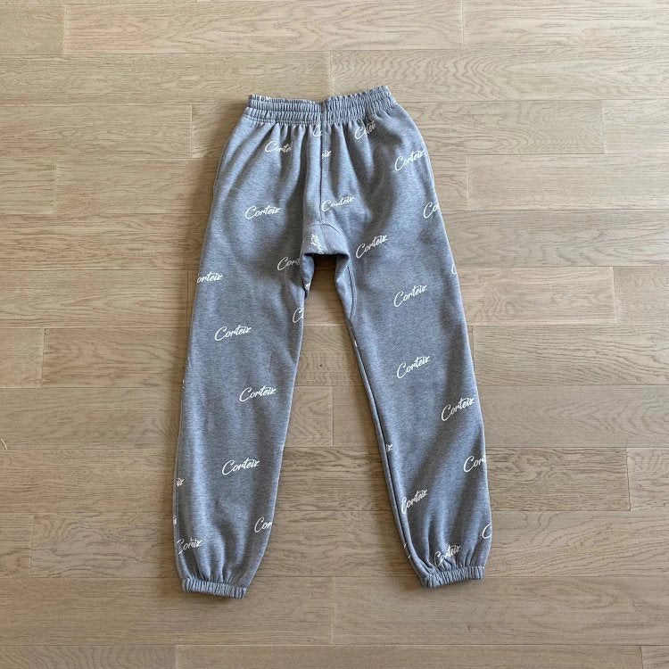Corteiz Full Print Guard Jogger Grey