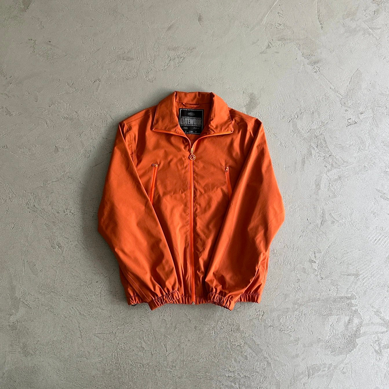 Corteiz Gutta Waterproof Zip-Up Hoodie Orange