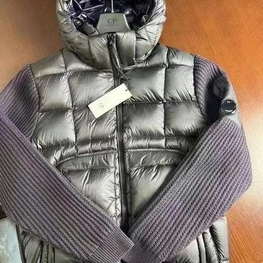 C.P. Company Down Cardigan (Good Batch) Grey