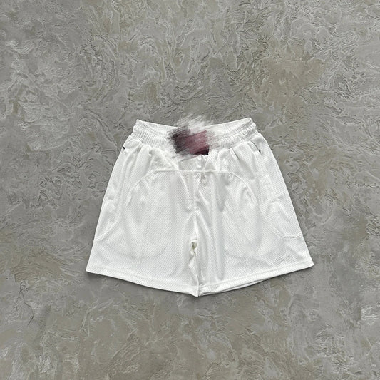 Corteiz HMP MESH Panel Shorts White