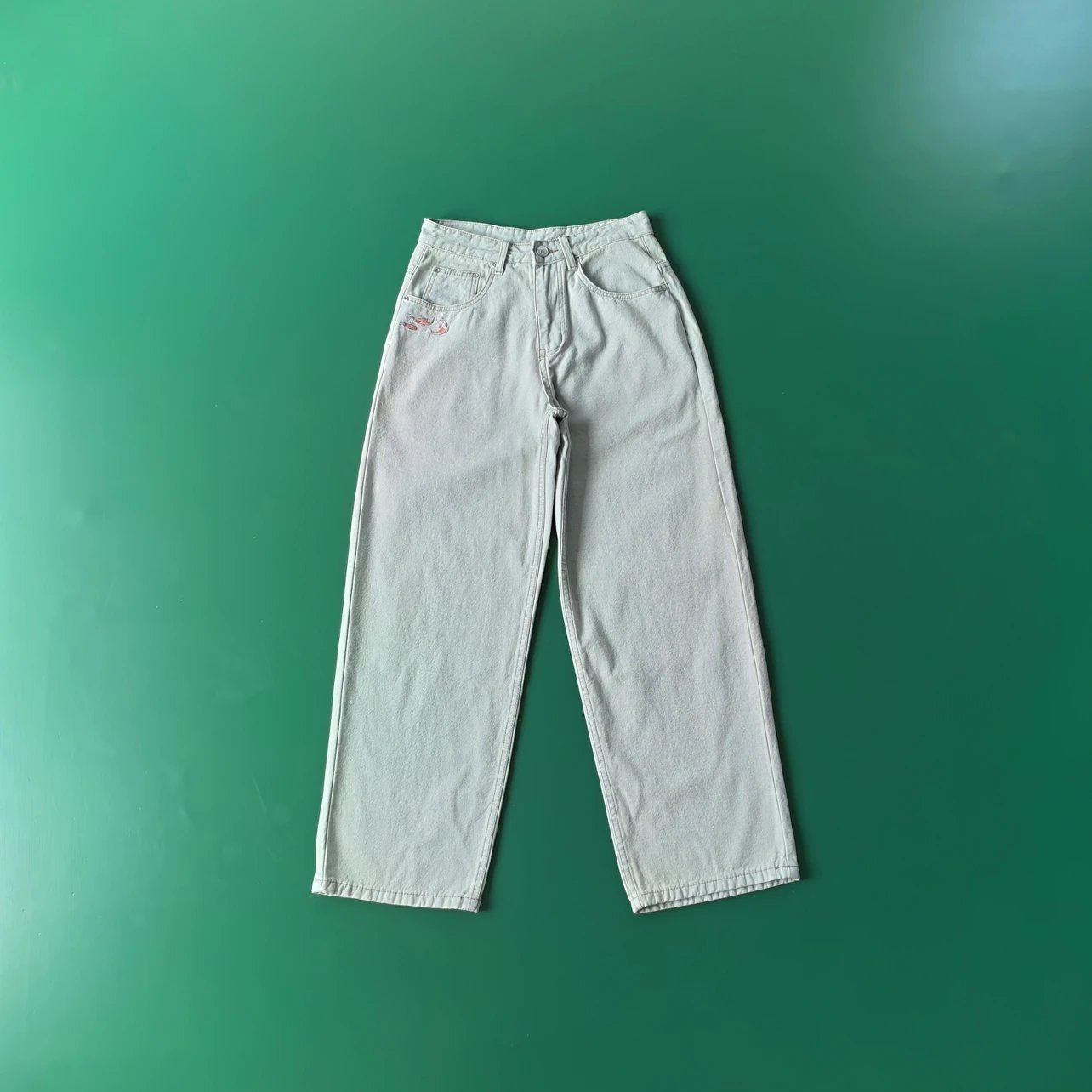 Derschutze Koi Fish Jeans White