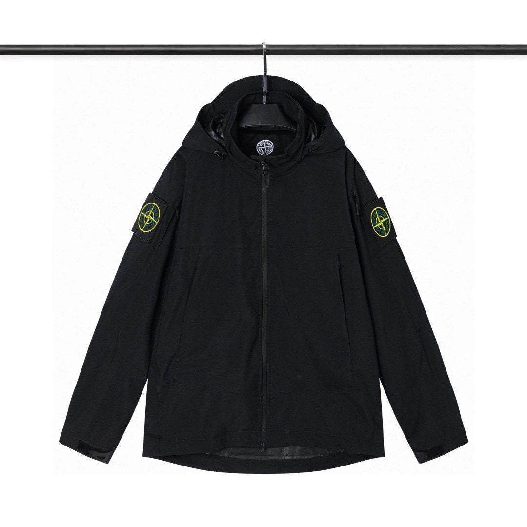 Stone Island Windbreaker Jacket Black