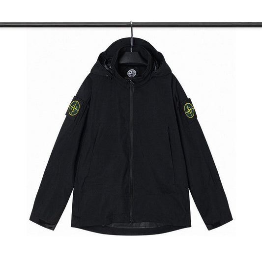 Stone Island Windbreaker Jacket Black