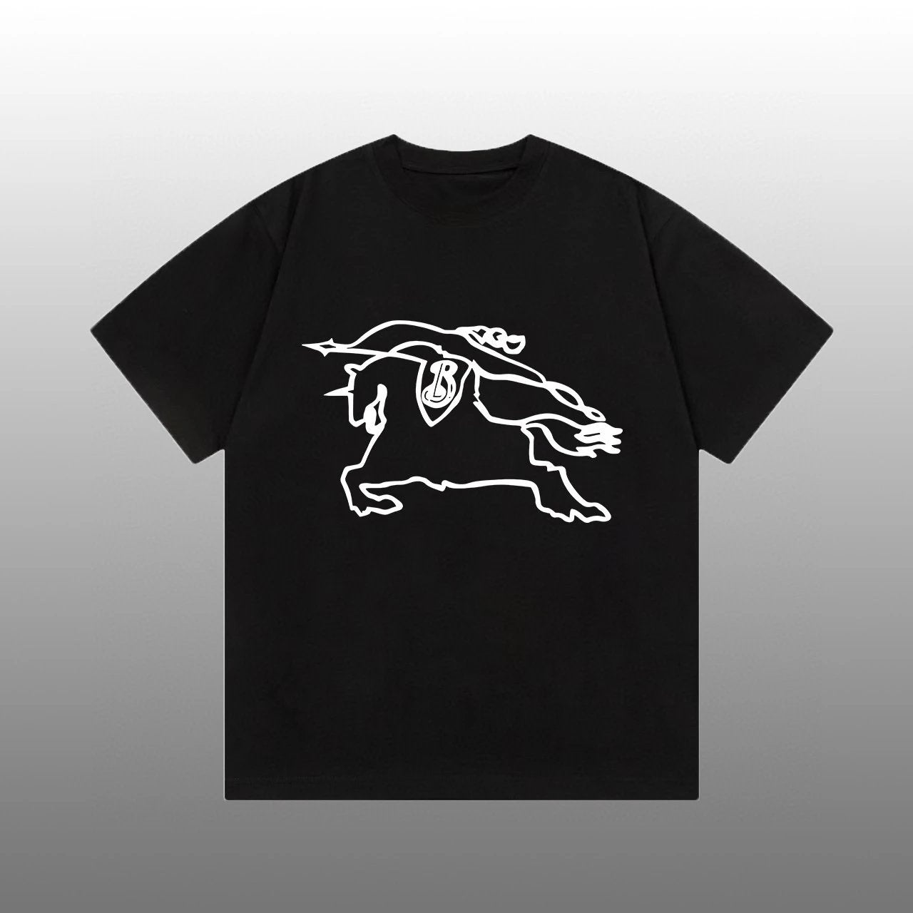 Burberry drawn icon T-shirt Black