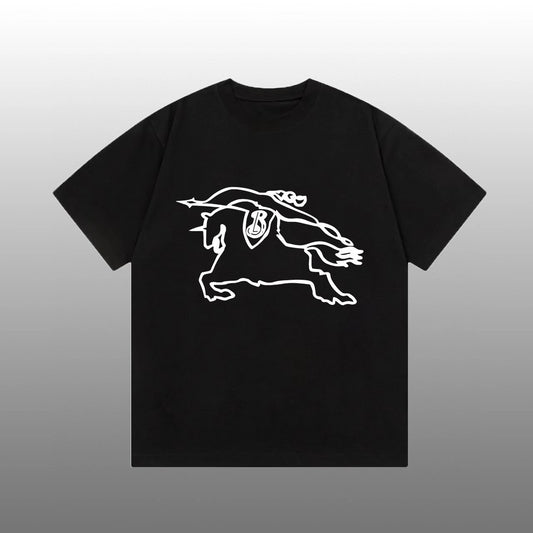 Burberry drawn icon T-shirt Black