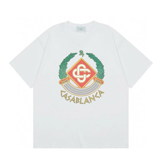 Casablanca Greek Design T-shirt White