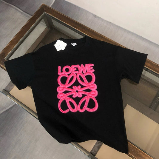 Loewe Pink Icon T-shirt Black