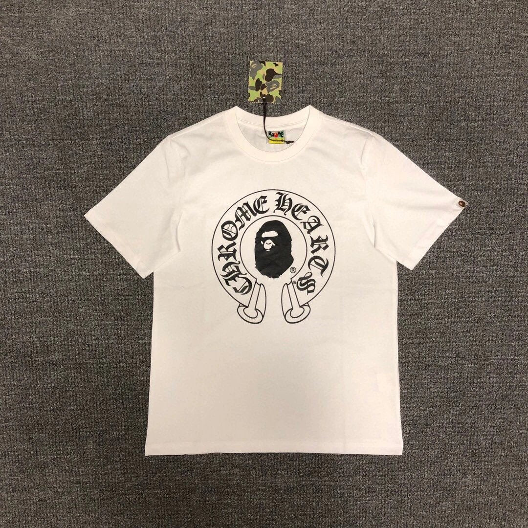 Bape x Chrome Hearts T-shirt White