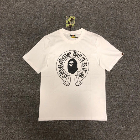 Bape x Chrome Hearts T-shirt White